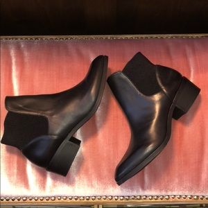 Seychelles Melancholy Black leather boots size 8